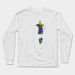 Soccer Player Girl Long Sleeve T-Shirt